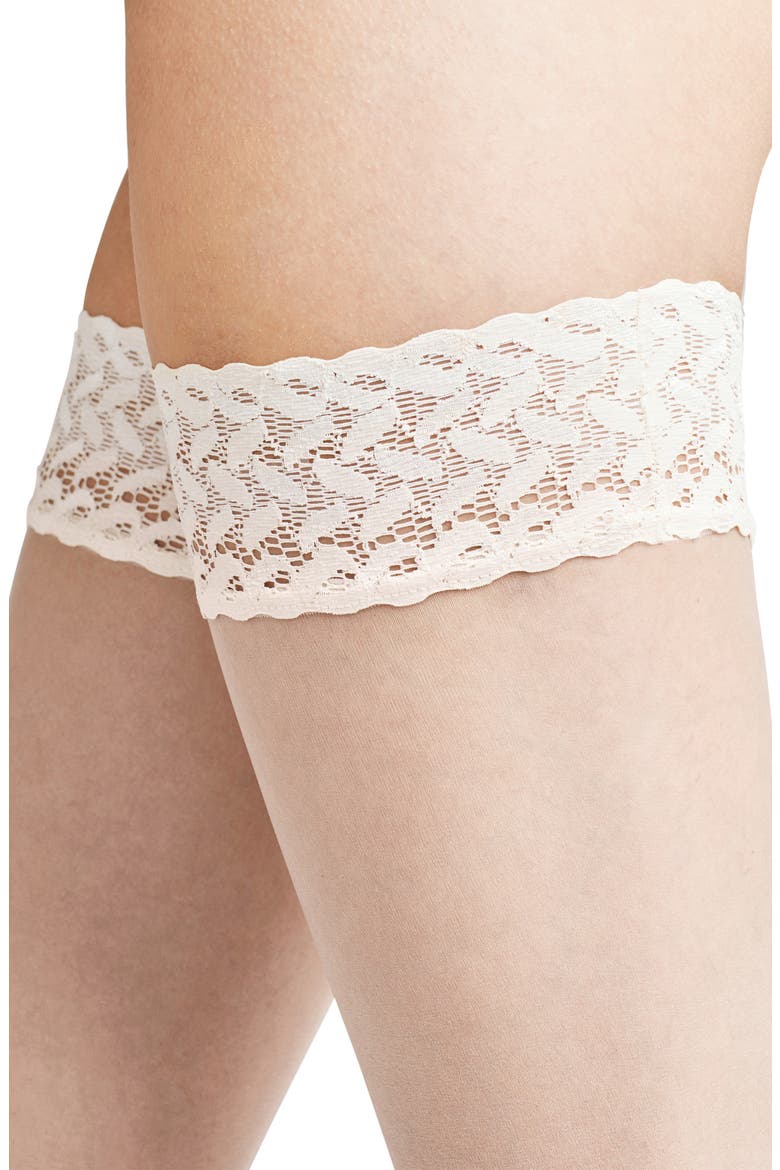 Shelina 12 Thigh High Stay-Up Stockings, Alternate, color, CHAMPAGNE