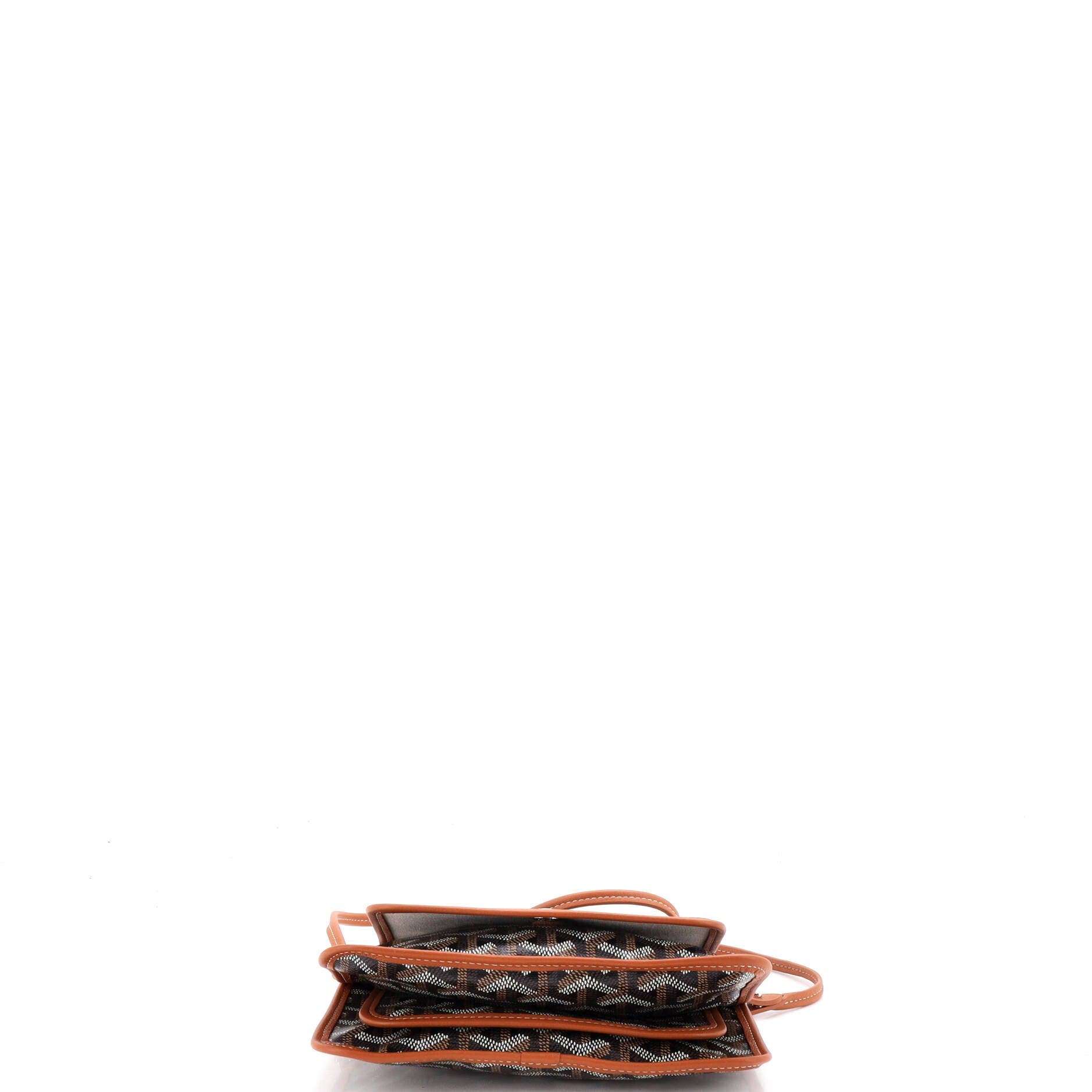 Plumet Clutch Wallet Coated Canvas, Alternate, color, Brown