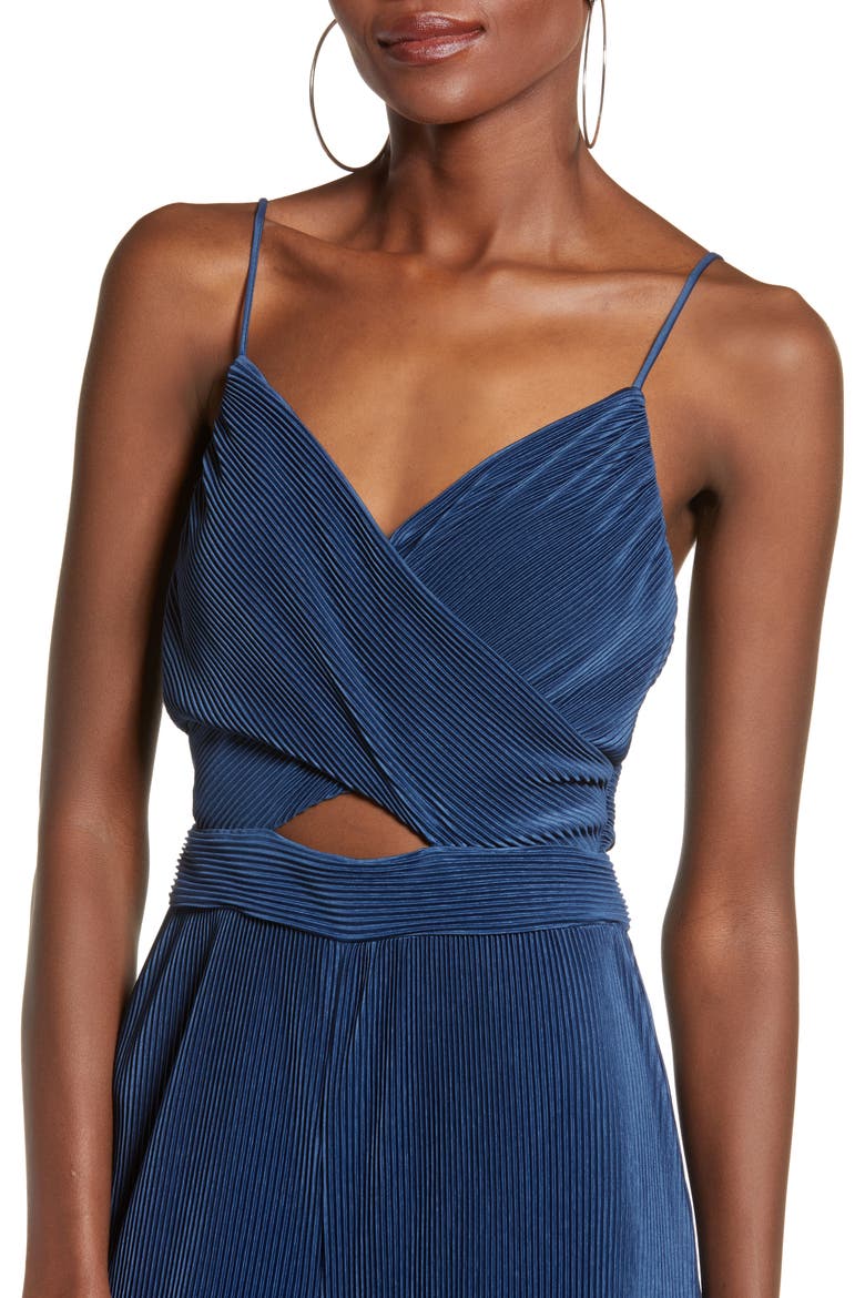 Cutout Jumpsuit, Alternate, color, MIDNIGHT NAVY