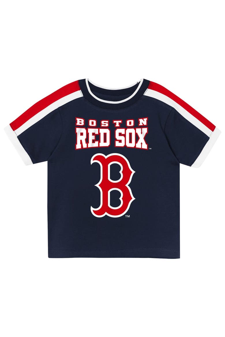 Toddler Outerstuff Navy Boston Red Sox Ground Ball T-Shirt & Shorts Set, Alternate, color, Navy