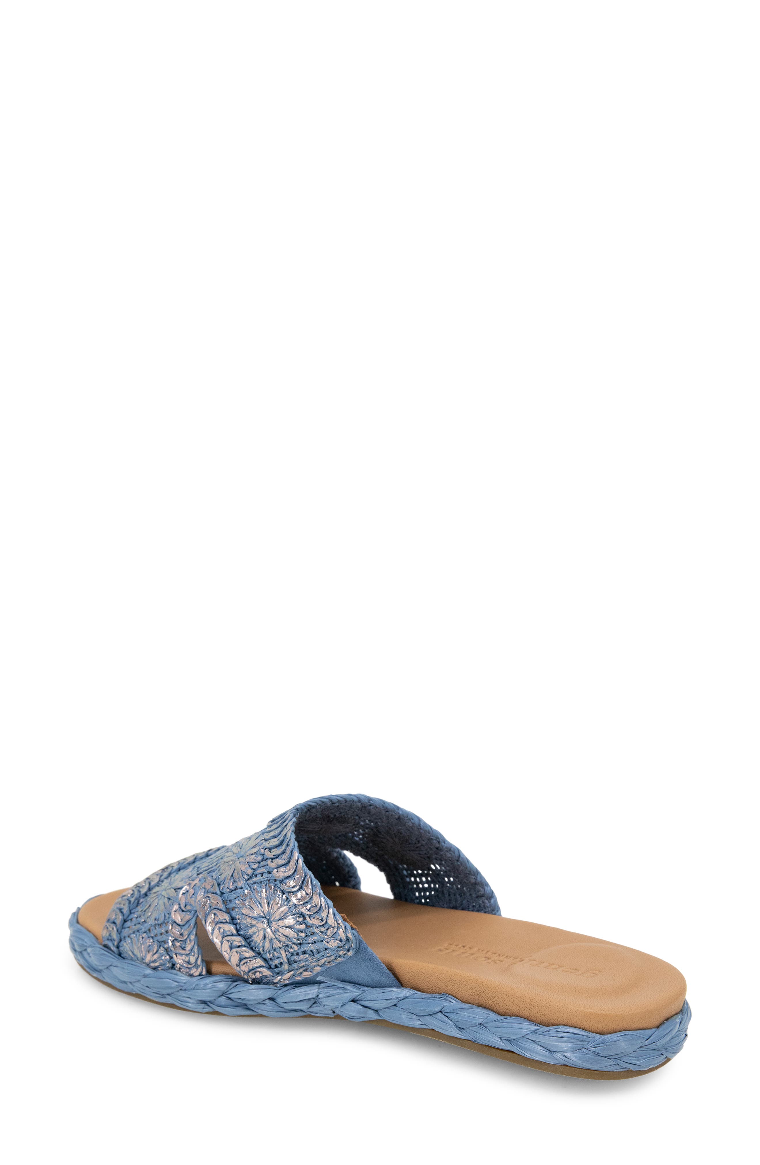 Gentle Souls Tristan Woven Raffia Sandal, Alternate, color, 
