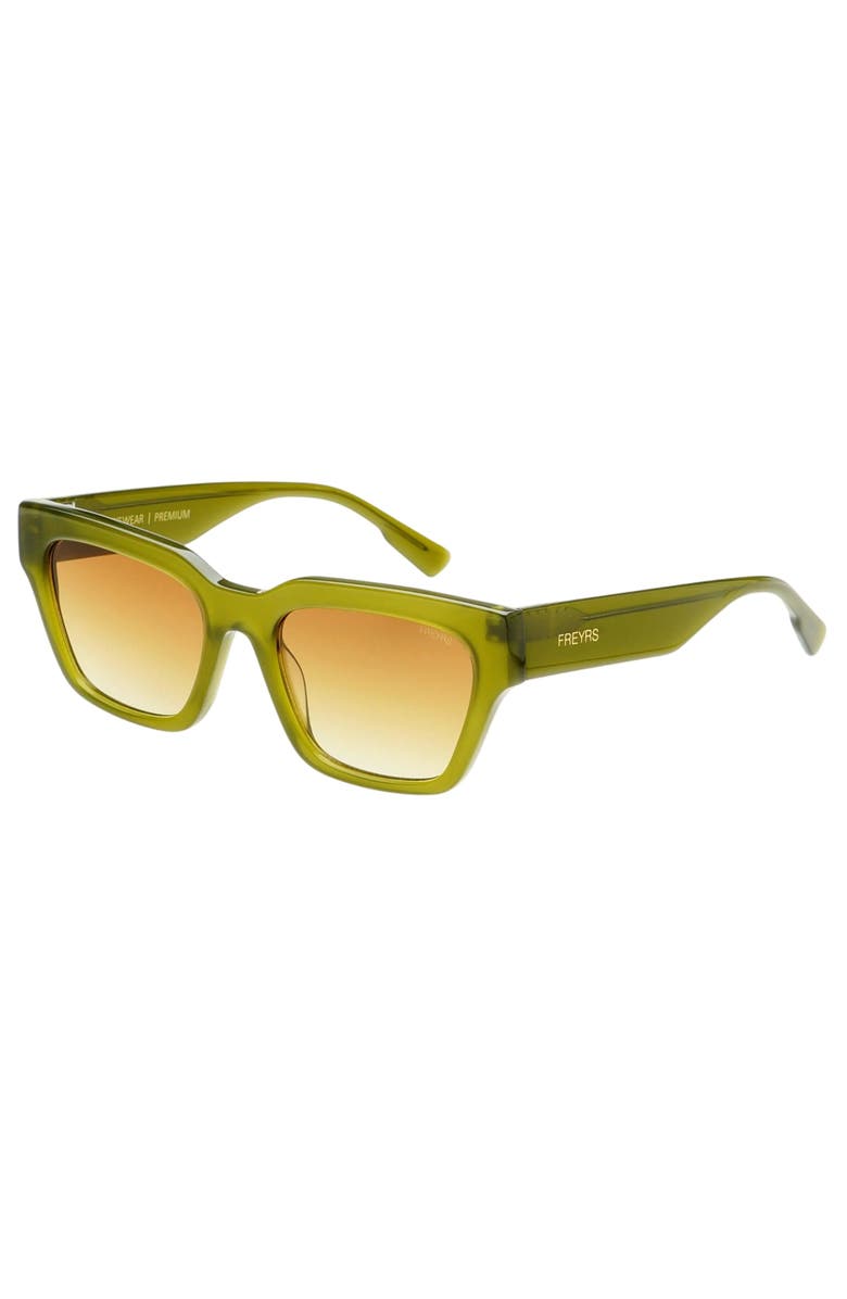FREYRS Eyewear Hayden Rectangular Sunglasses, Alternate, color, Midnight Olive