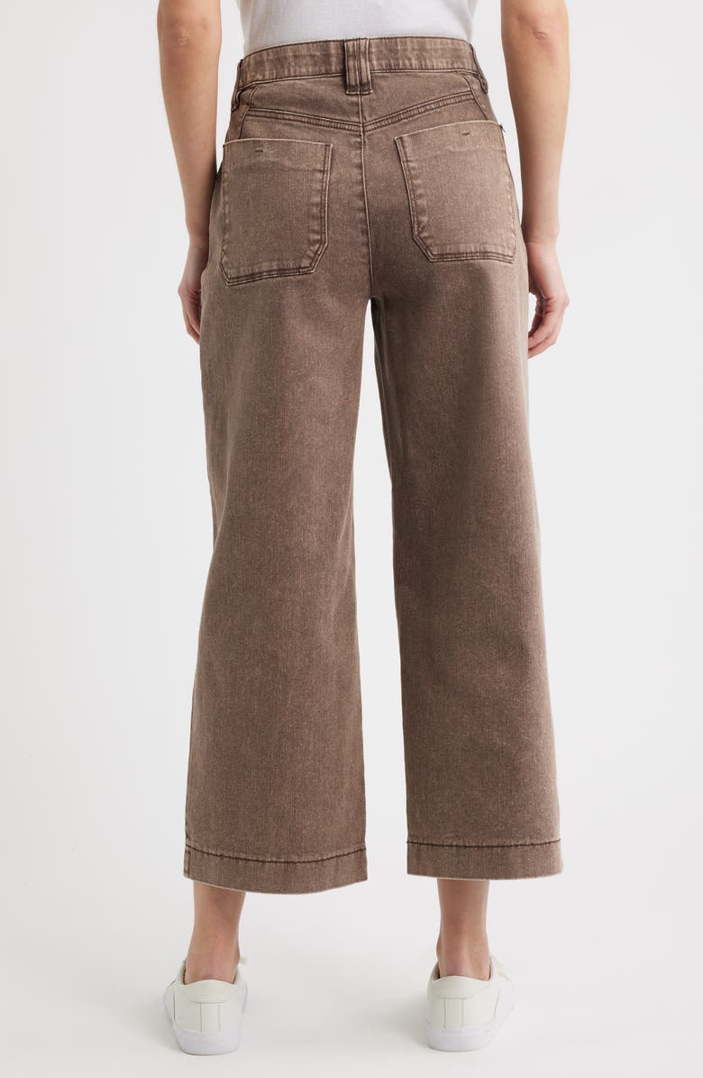 Wyatt Skyrise Washed Ankle Wide Leg Jeans