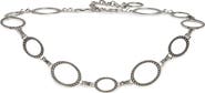 Vince Camuto Studded Mixed Size Oval Chain Belt