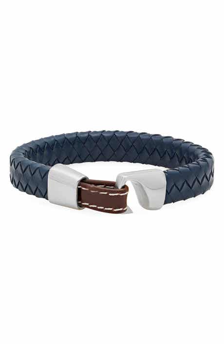 Men's Braided Leather Bracelet