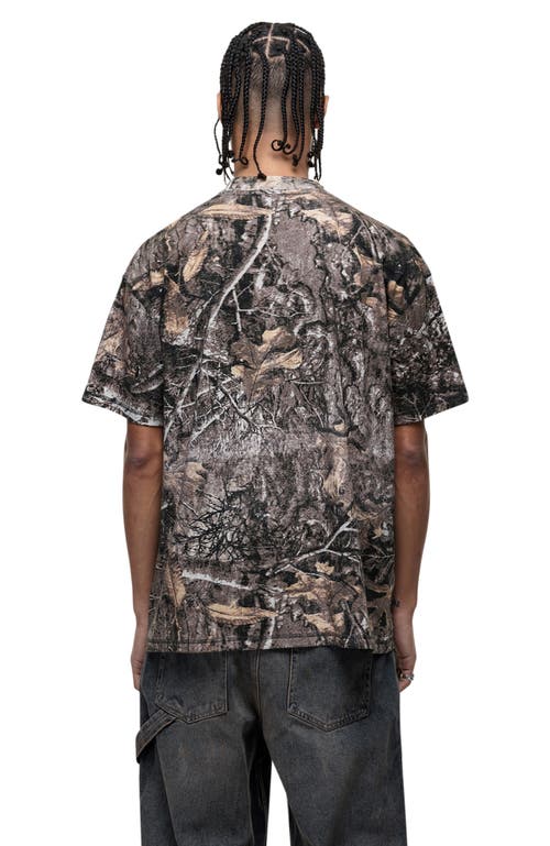 Good For Nothing Woodland Camo Print T-shirt In Multi
