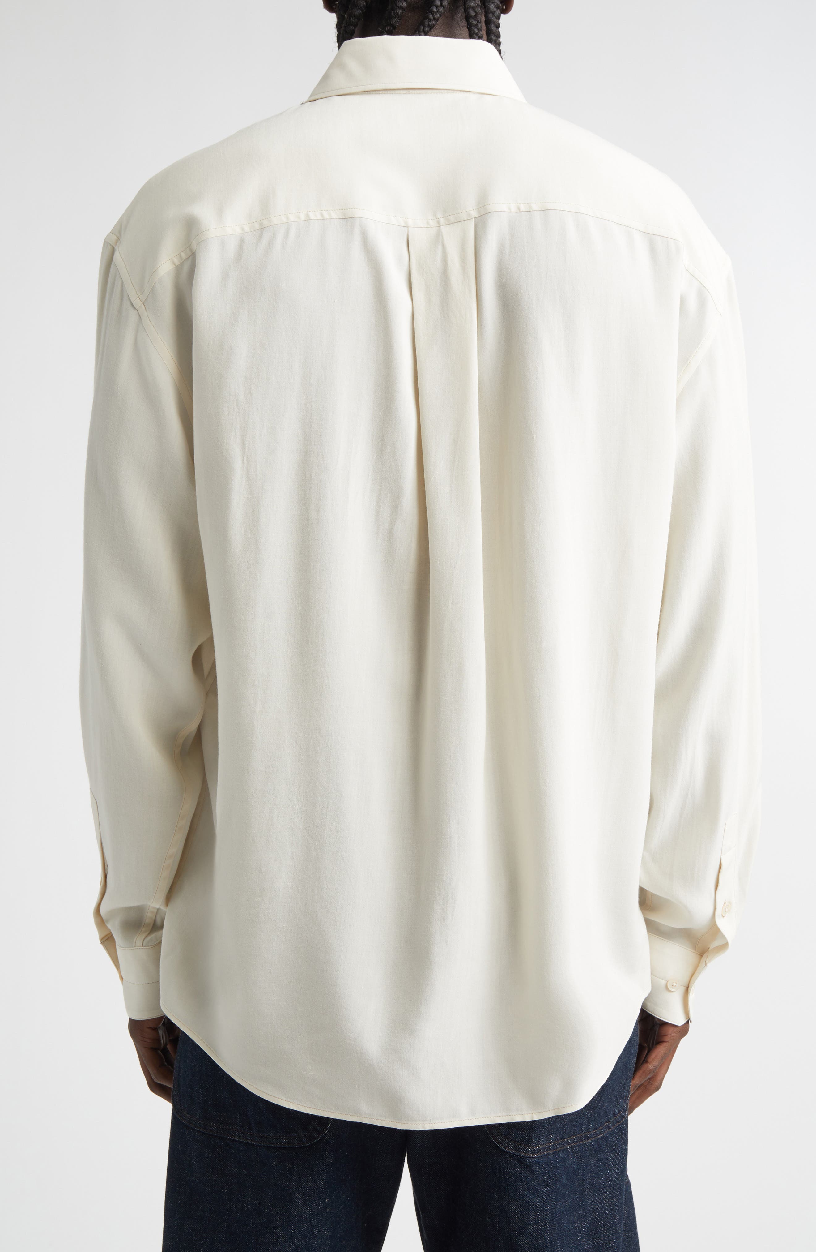 Relaxed Fit Button-Up Shirt - image 2