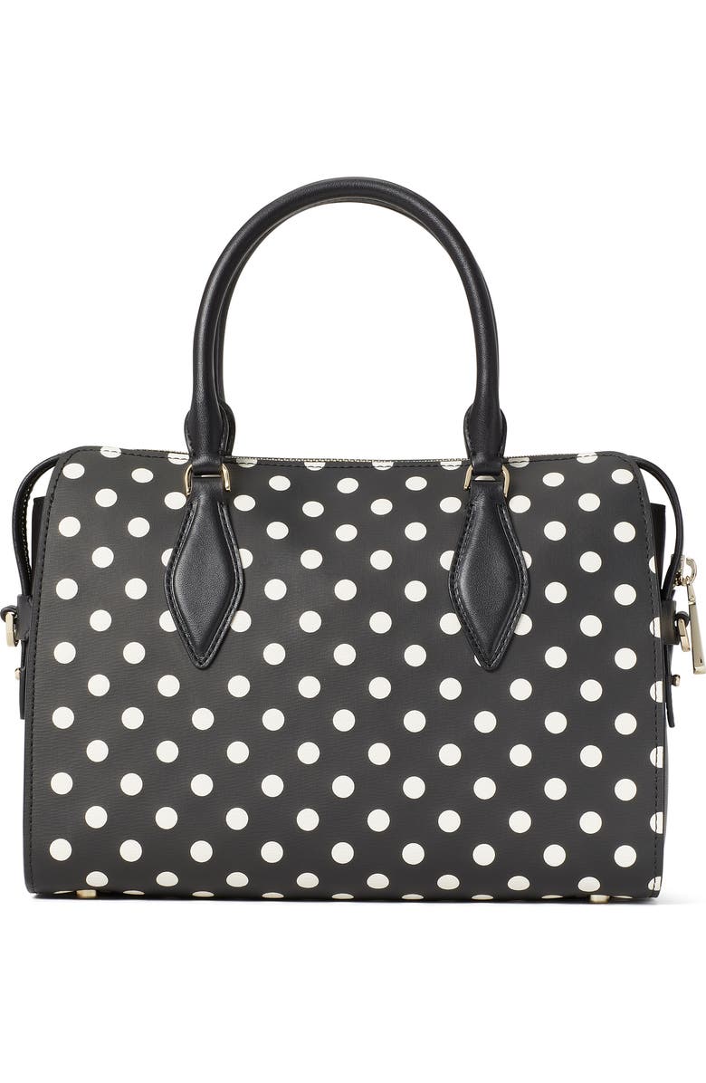Kate Spade New York x disney minnie mouse faux leather satchel, Alternate, color, Black Multi