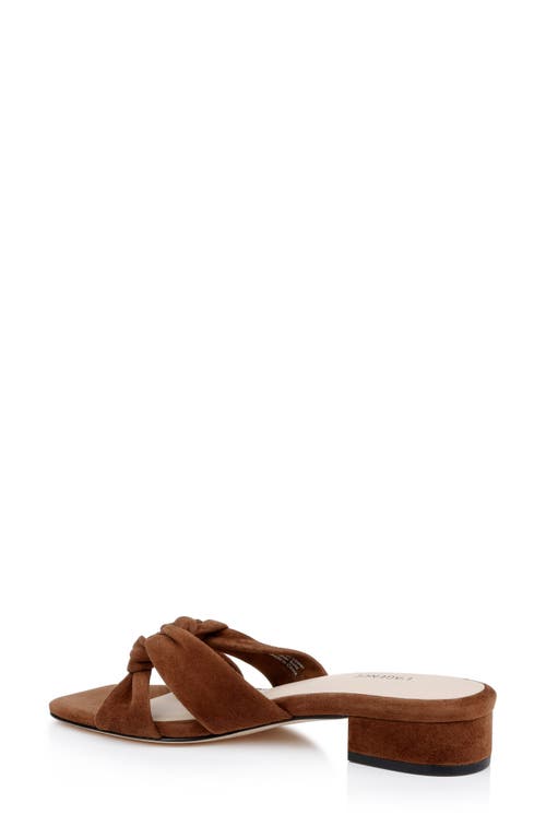 L Agence L'agence Lea Slide Sandal In Brown