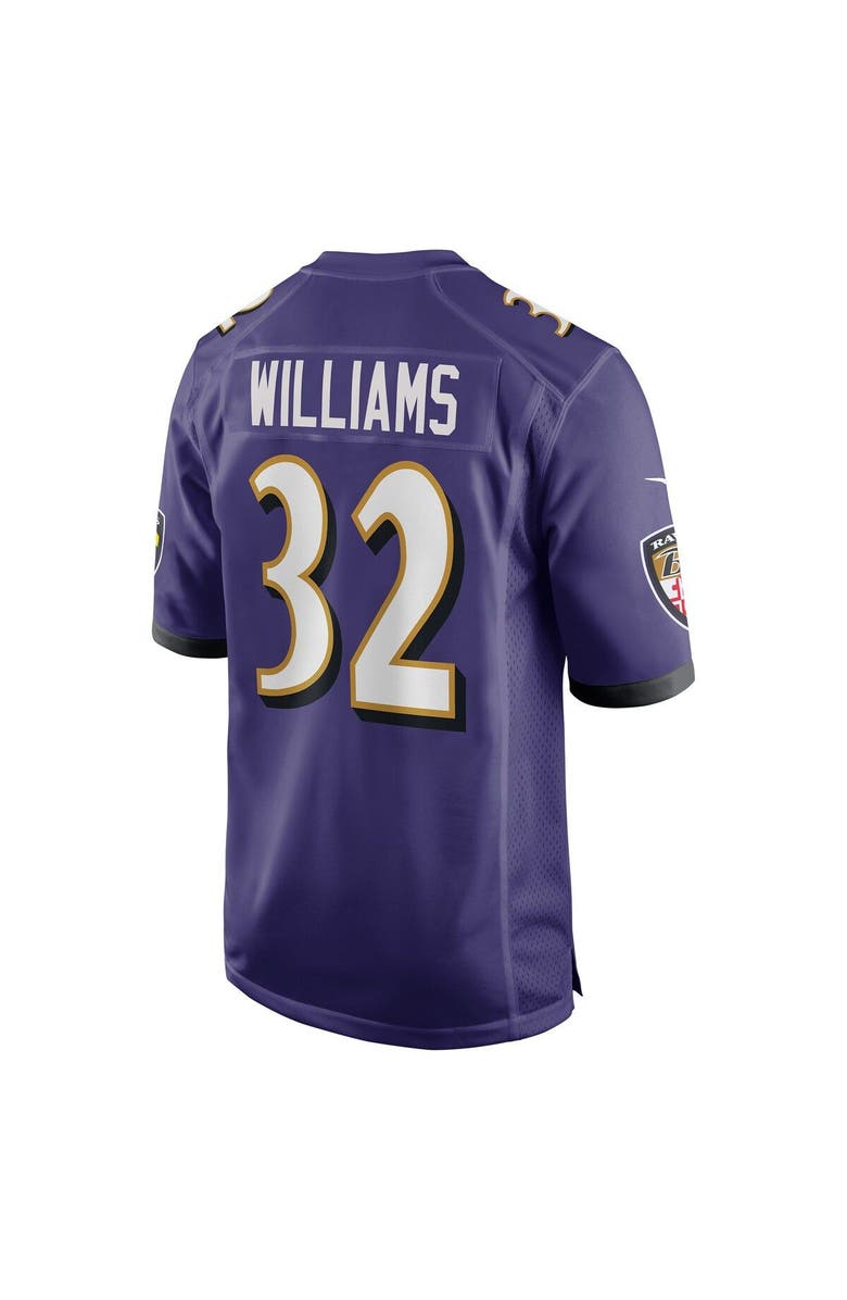 Nike Men's Nike Marcus Williams Purple Baltimore Ravens Player Game Jersey, Alternate, color, 