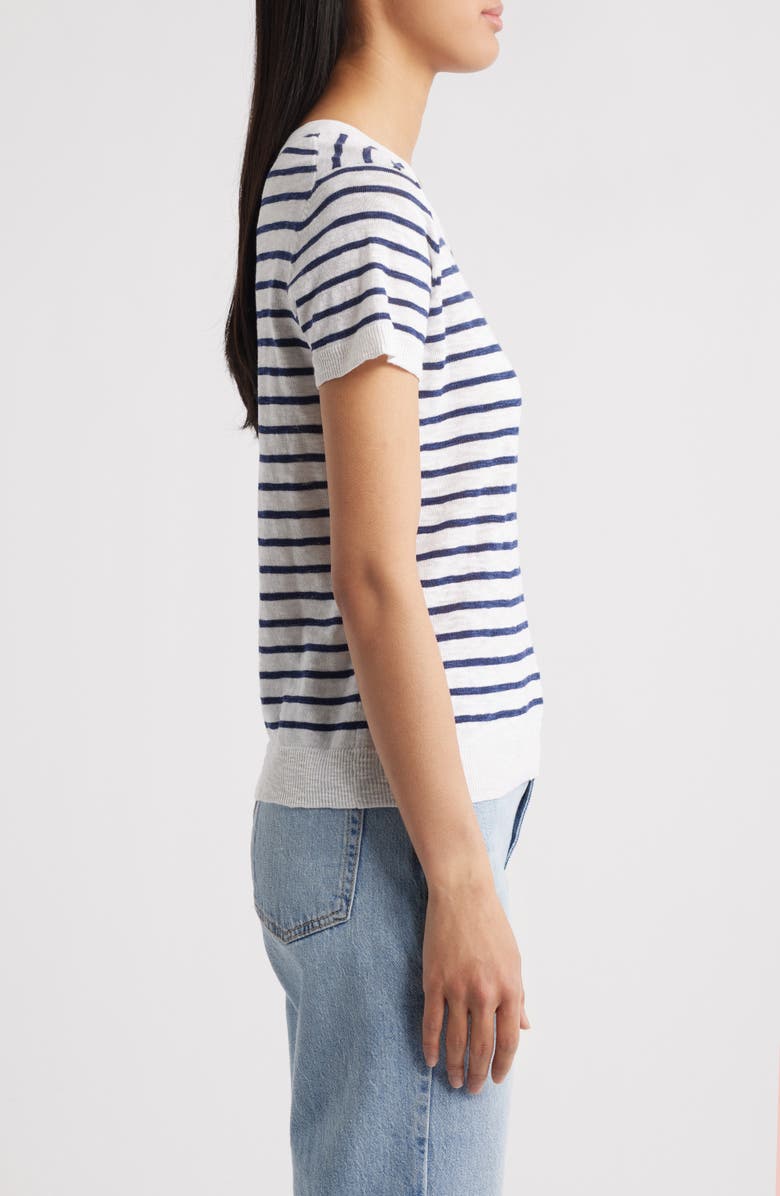 Hatley Stripe Crewneck T-Shirt, Alternate, color, 