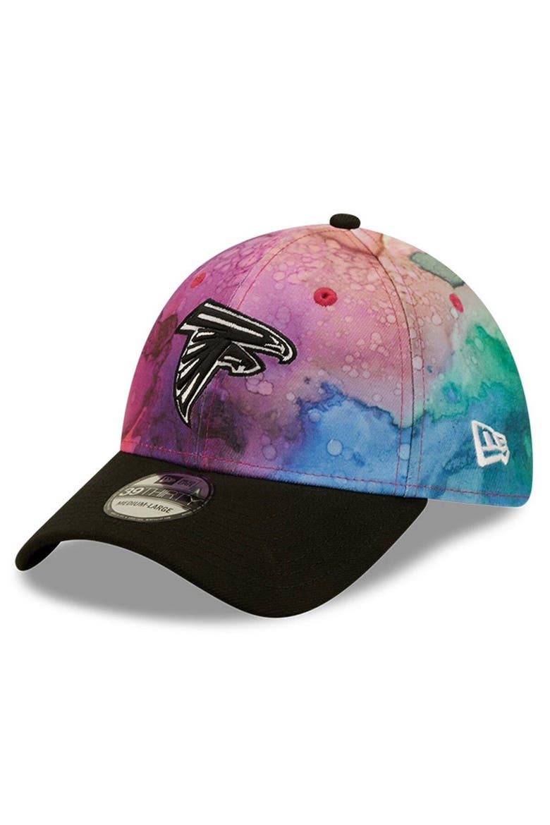 Men's New Era Pink/Black Atlanta Falcons 2022 NFL Crucial Catch 39THIRTY Flex Hat, Alternate, color, Pink