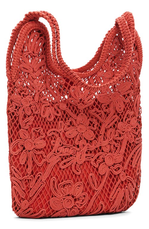 Desigual Medium Crochet & Soutache Shoulder Bag