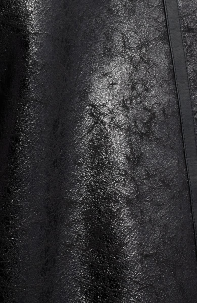 Avec Les Filles Faux Shearling Biker Jacket, Alternate, color, 