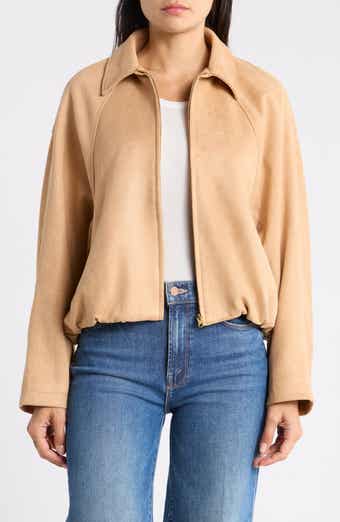 Soft Faux Suede Jacket