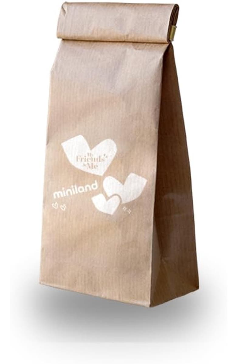 Miniland My friends & Me Collection Baby Doll - 8 1/4'', Alternate, color, White Floral Multi