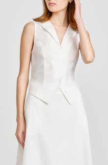 WAYF Lilly Sleeveless Button-Up Top