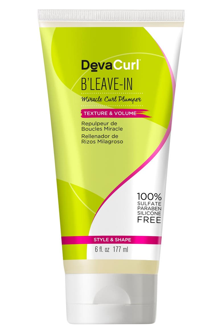 B'Leave-In Miracle Curl Plumper, Main, color, NO COLOR