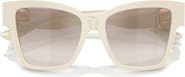 Dolce&Gabbana 54mm Gradient Square Sunglasses