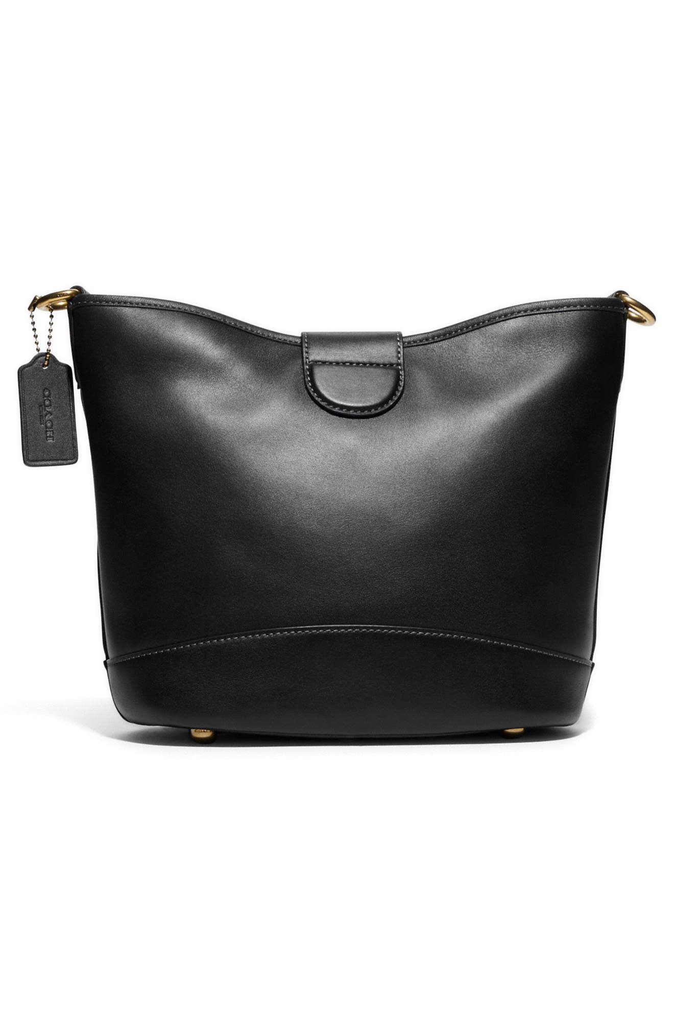 COACH Tabby Leather Bucket Bag, Alternate, color, 