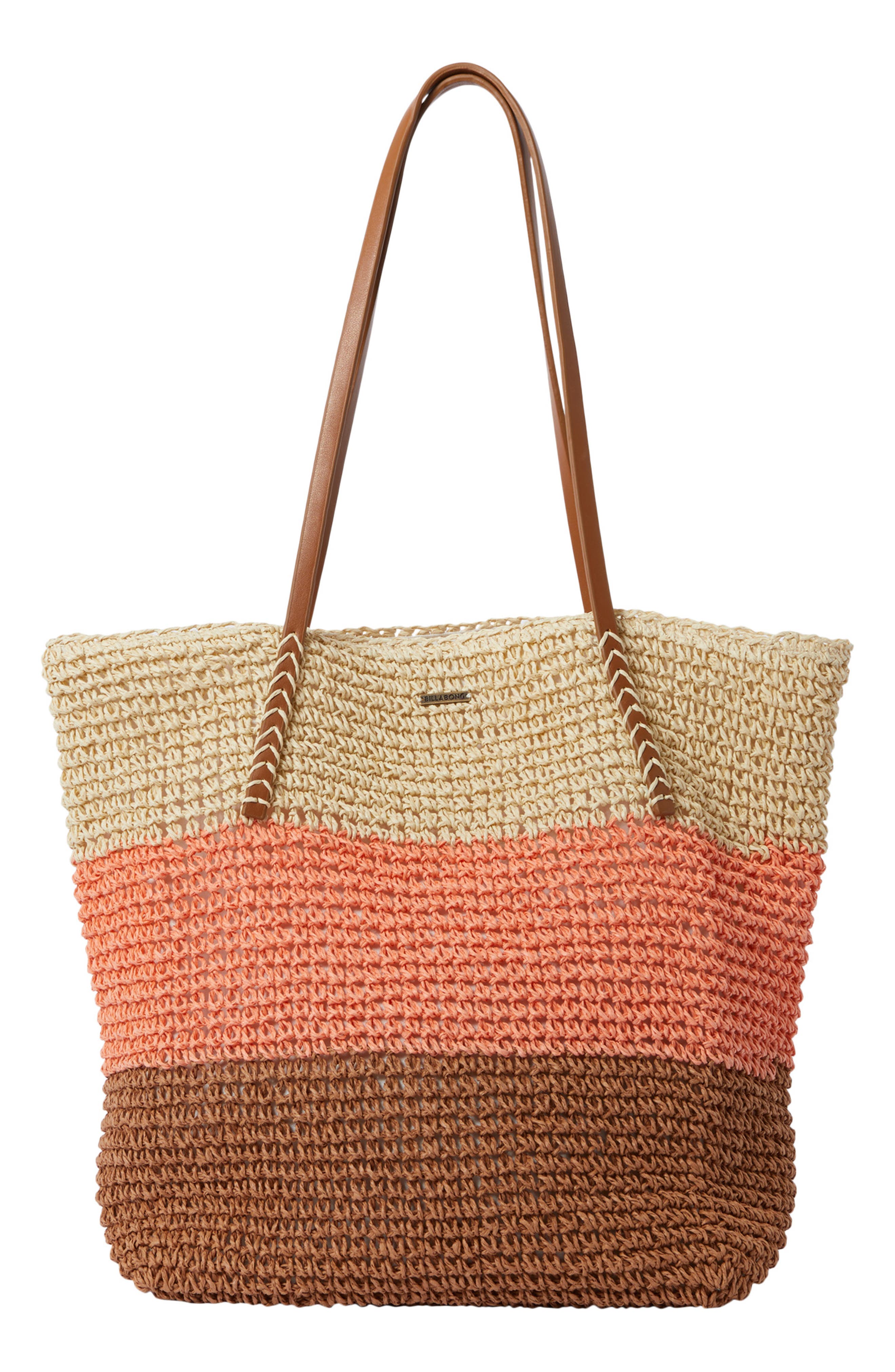 Billabong Perfect Find Straw Bag, Main, color, 