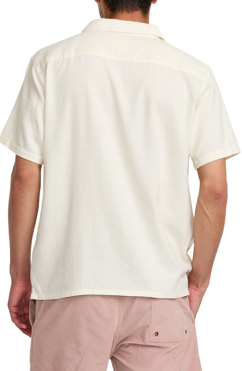 RVCA Vacancy Camp Shirt, Alternate, color, Ceramic