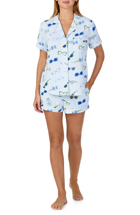 print short pajamas