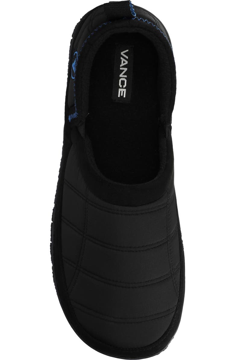 VANCE CO Jared Faux Fur Lined Slipper, Alternate, color, Black