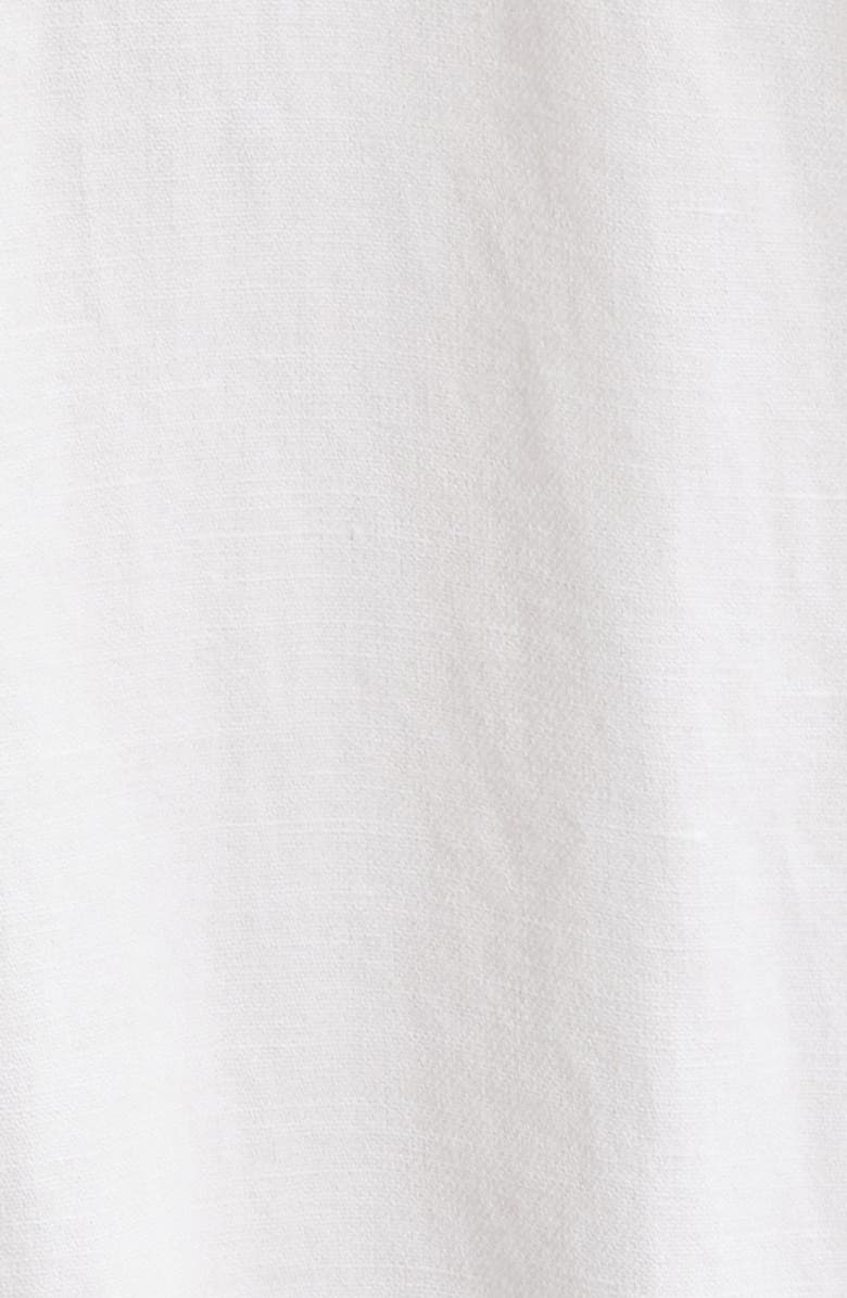 Peter Millar Canal Linen & Cotton Sport Shirt, Alternate, color, White