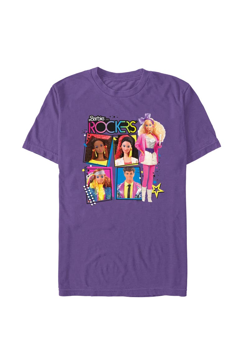 Men's The Rockers Photos Short Sleeve Graphic T-Shirt, Main, color, Purple