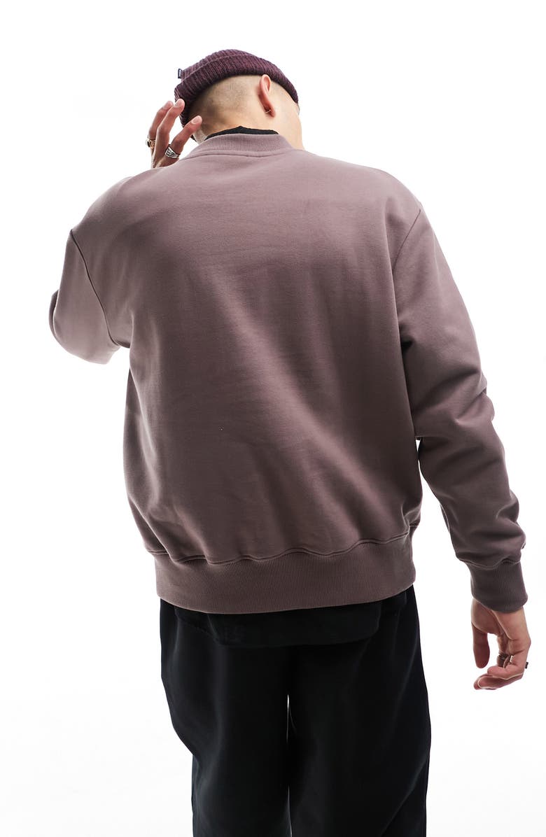 ASOS DESIGN Oversize Heavyweight Cotton Sweatshirt, Alternate, color,