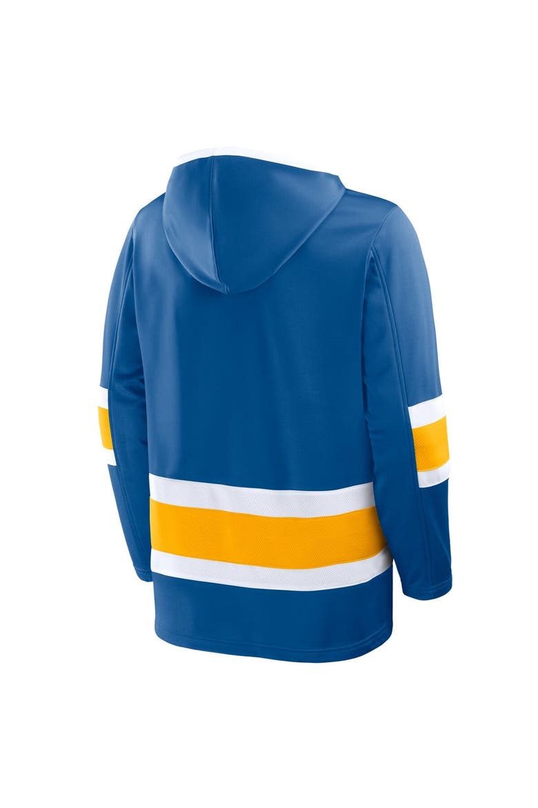 Men's Fanatics Blue St. Louis Blues Prime Time Fleece Hoodie, Alternate, color, Blue