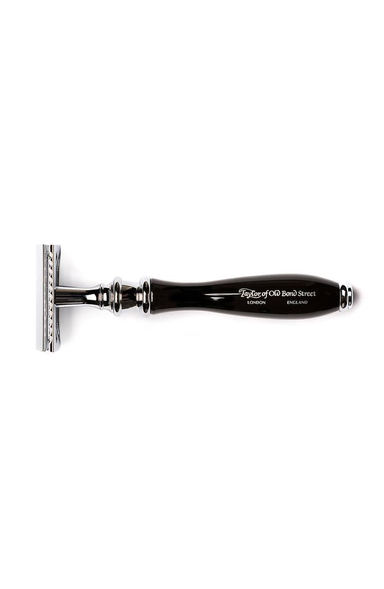 Taylor of Old Bond Street Victorian Safety Razor, Main, color, Black