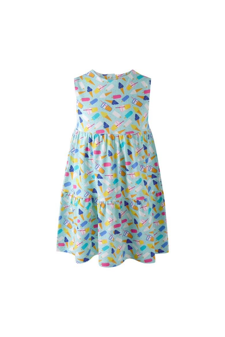 Ice Cream Jersey Dress, Main, color, Blue