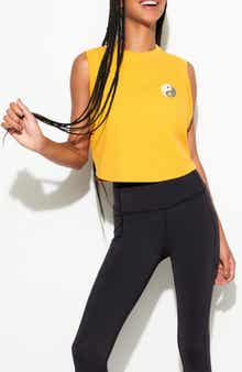 Spiritual Gangster Yin & Yang Crawford Crop Cotton Muscle Tank