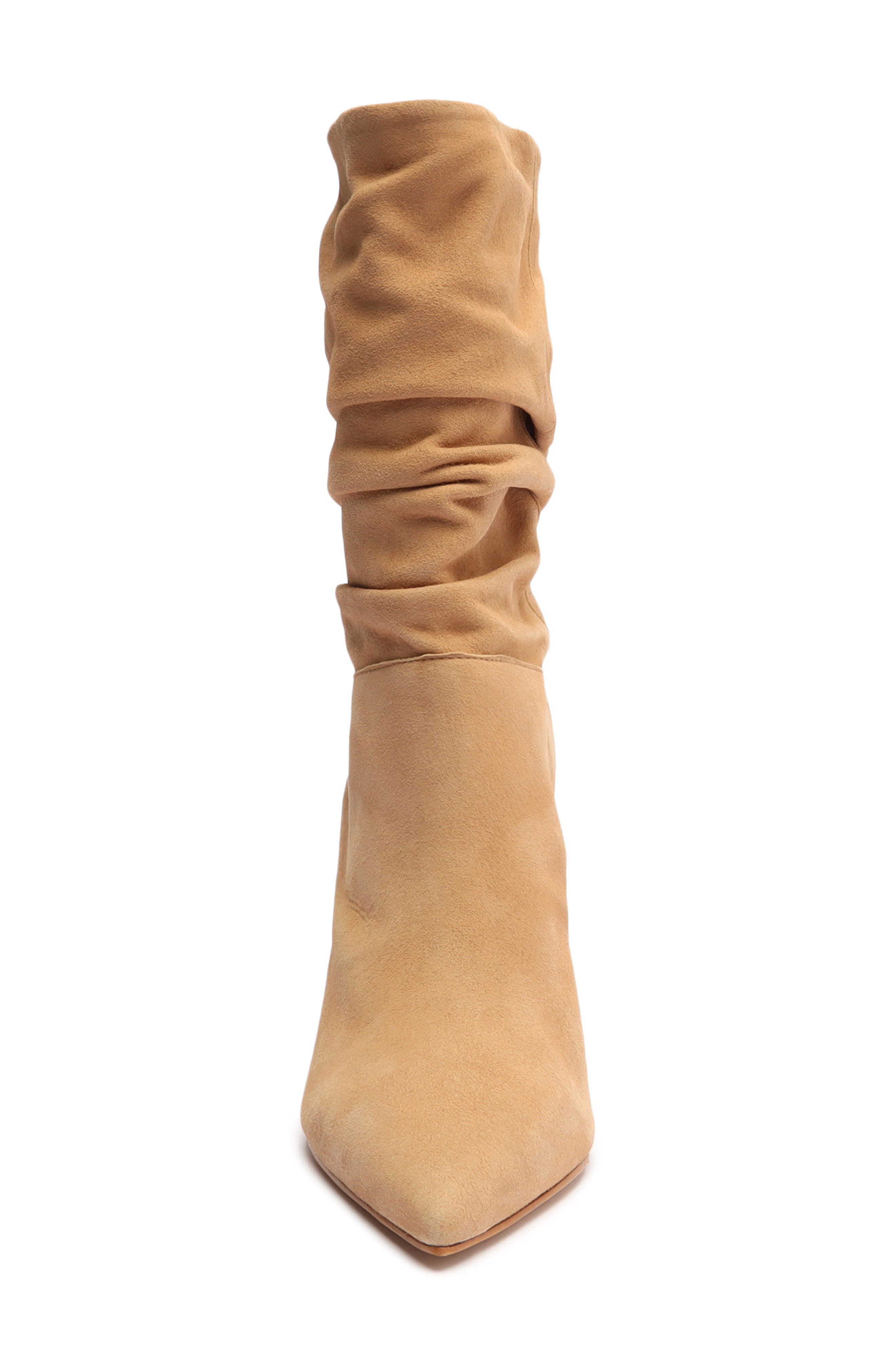 Ashlee Slouch Pointed Toe Boot, Alternate, color, HONEY BEIGE