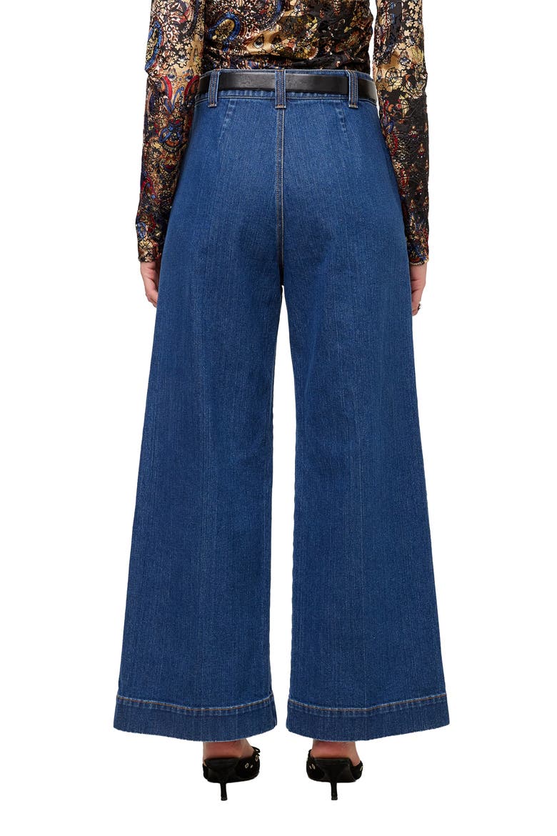 Ryder High Waist Wide Leg Jeans, Alternate, color, DENIM