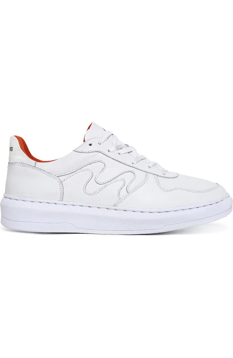Sandro Moscoloni Lapa Low Top Leather Sneaker, Alternate, color, White