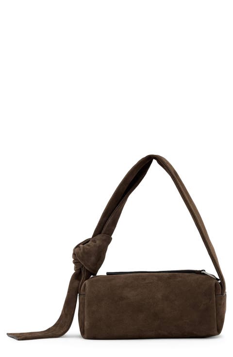 Effie Knot Leather Shoulder Bag