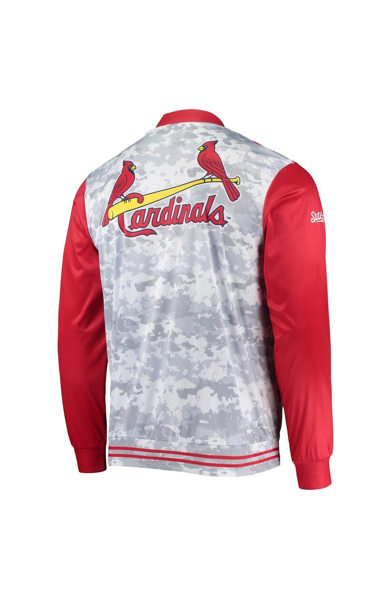 STITCHES Men's Stitches Red St. Louis Cardinals Camo Full-Zip Jacket, Alternate, color, Red