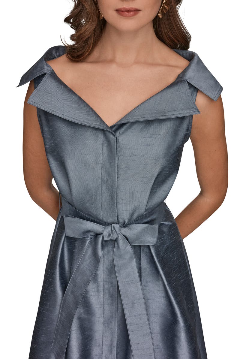 Donna Karan New York Fit & Flare Midi Dress, Alternate, color, Tempest