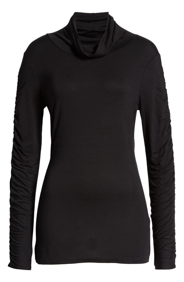 Halogen<sup>®</sup> Draped Turtleneck Top, Alternate, color, 