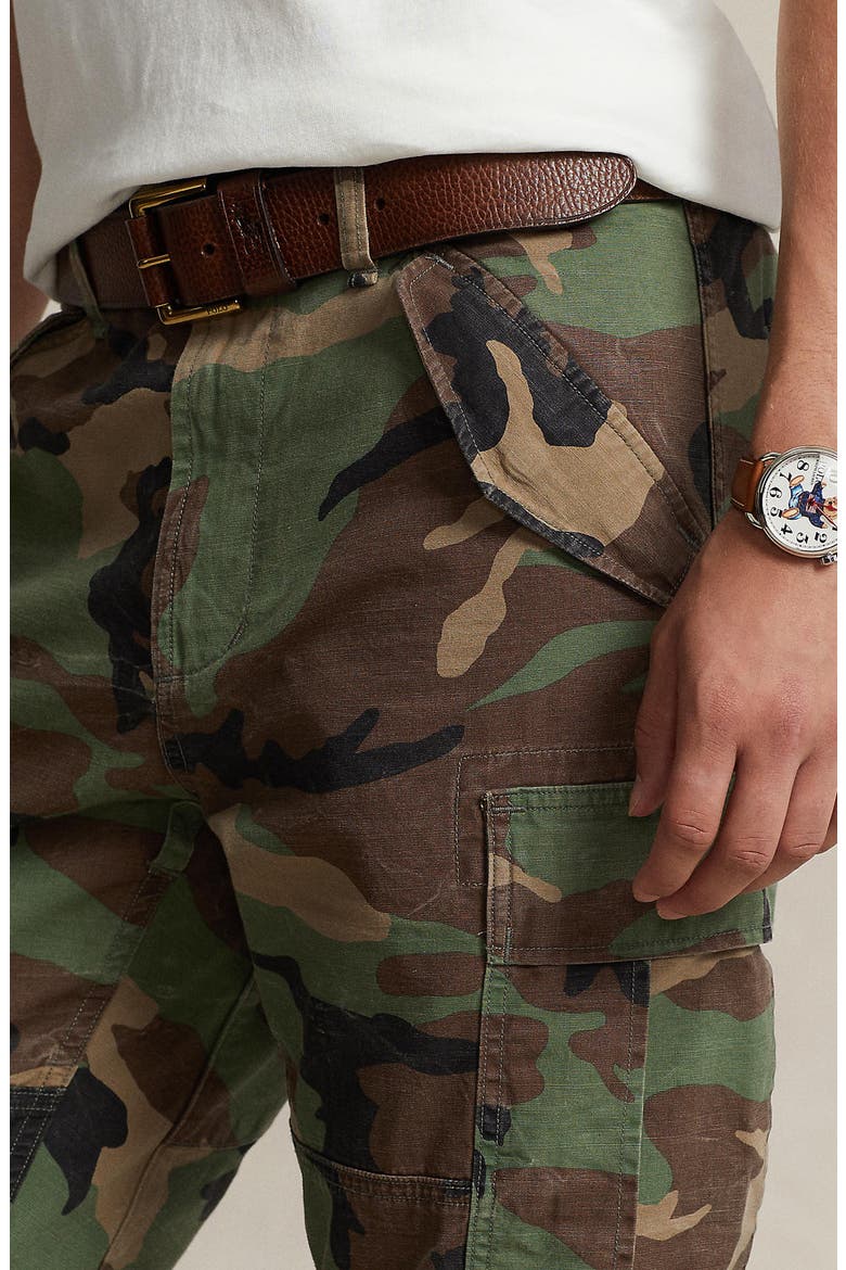 Slub Canvas Cargo Pants, Alternate, color, SURPLUS CAMO