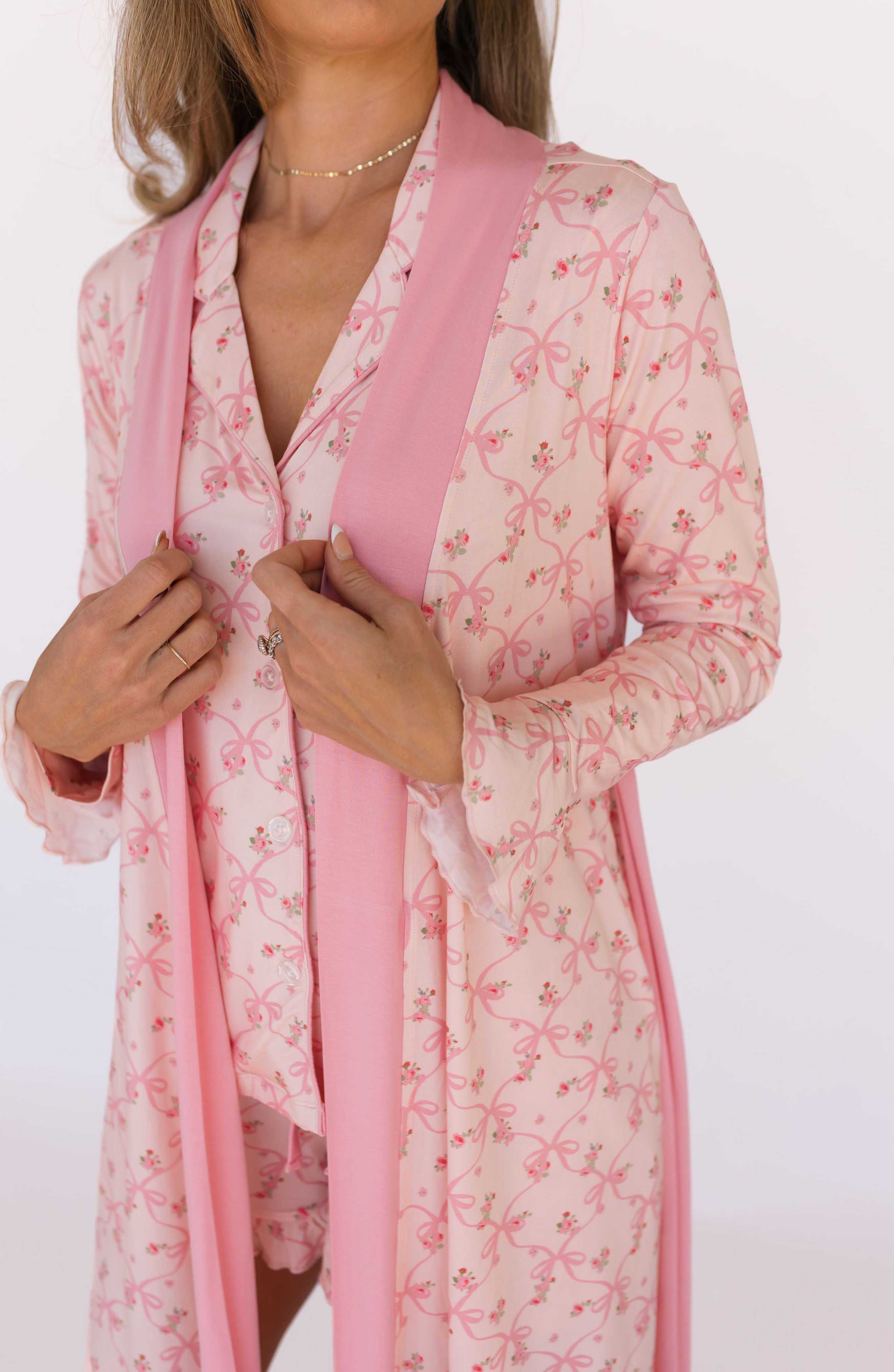 selected Blush Pink / Pink Bow