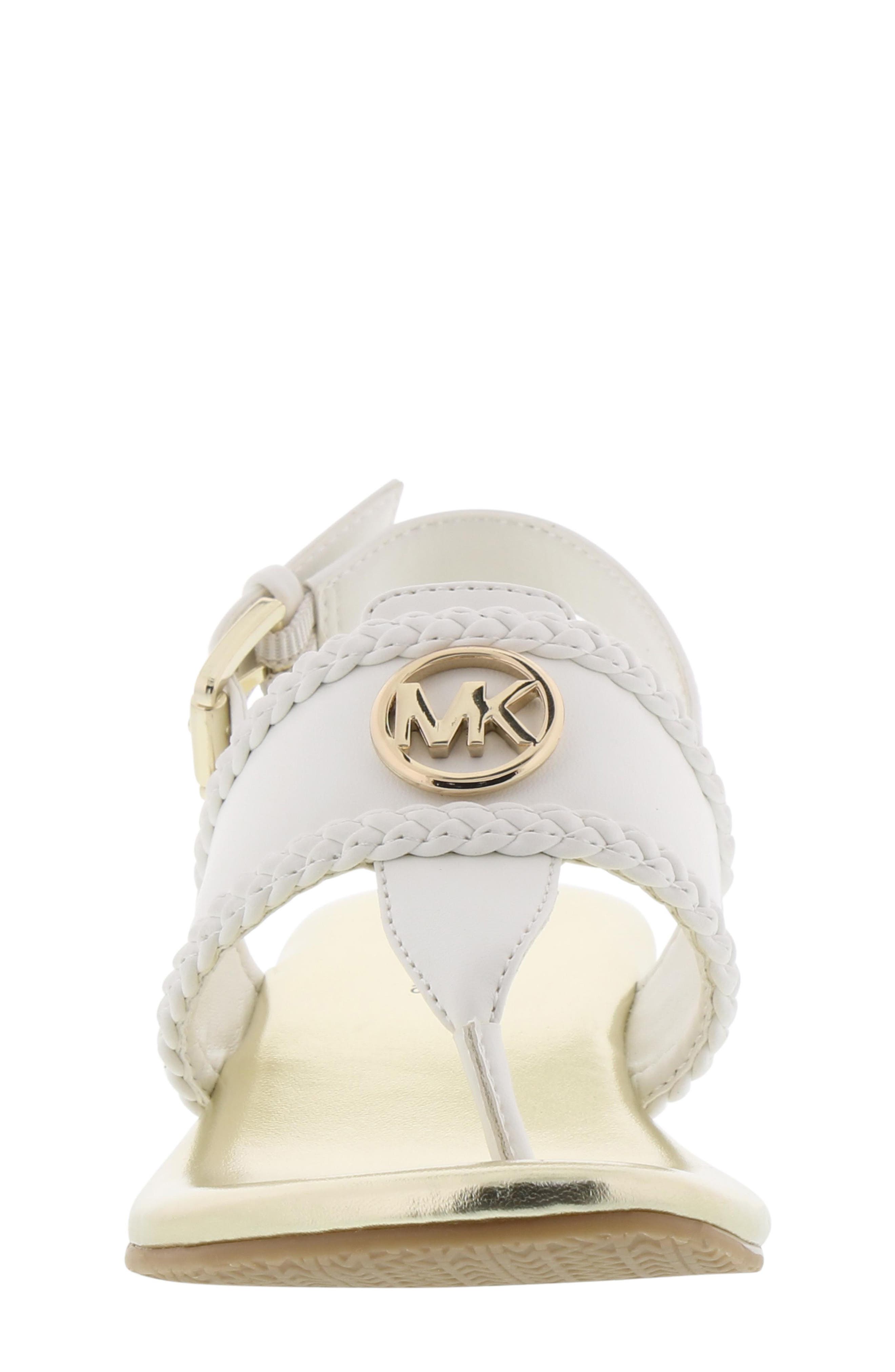 MICHAEL Michael Kors Perry Discover Metallic Thong Sandal, Alternate, color, 