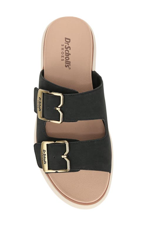 Shop Dr. Scholl's Nice Max Og Platform Wedge Sandal In Black