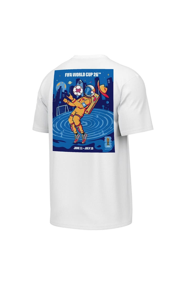 Outerstuff Men's Outerstuff White 2026 FIFA World Cup Houston Host City Poster Graphic T-Shirt, Alternate, color, White
