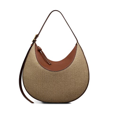 Bliss Crescent - Basket Large Ziptop Shoulder Bag
