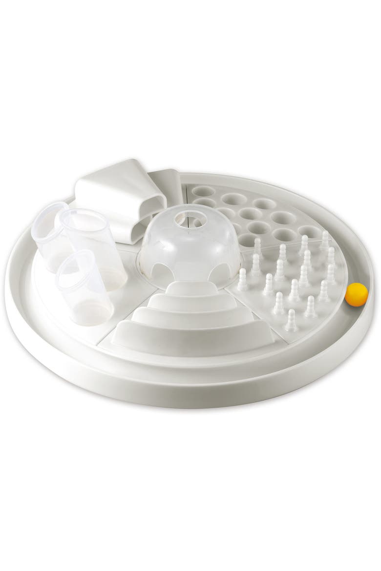 7In1 Deluxe Cat Activity Center, Alternate, color, White