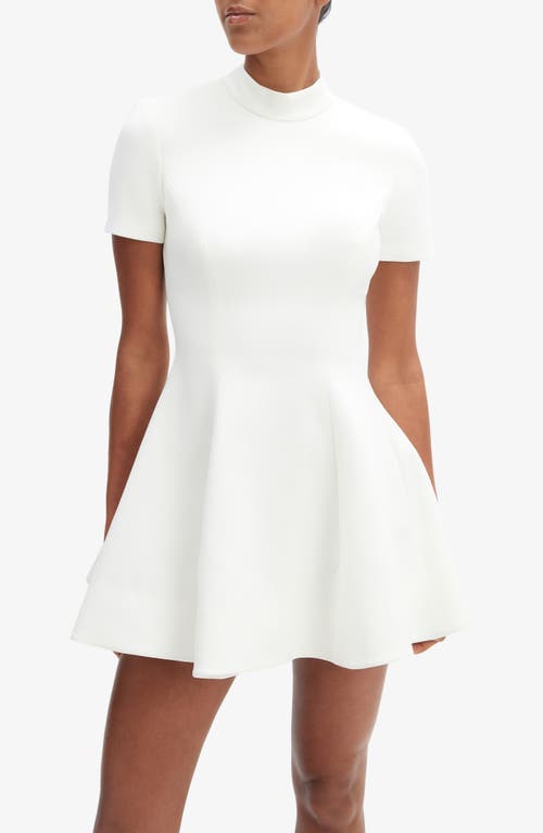 Bardot Zephyra Short Sleeve Minidress In White